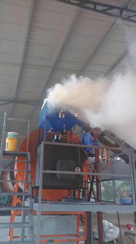 Gorionik za pelete od 600.000 kilograma koji se koristi za sušenje peščane peći